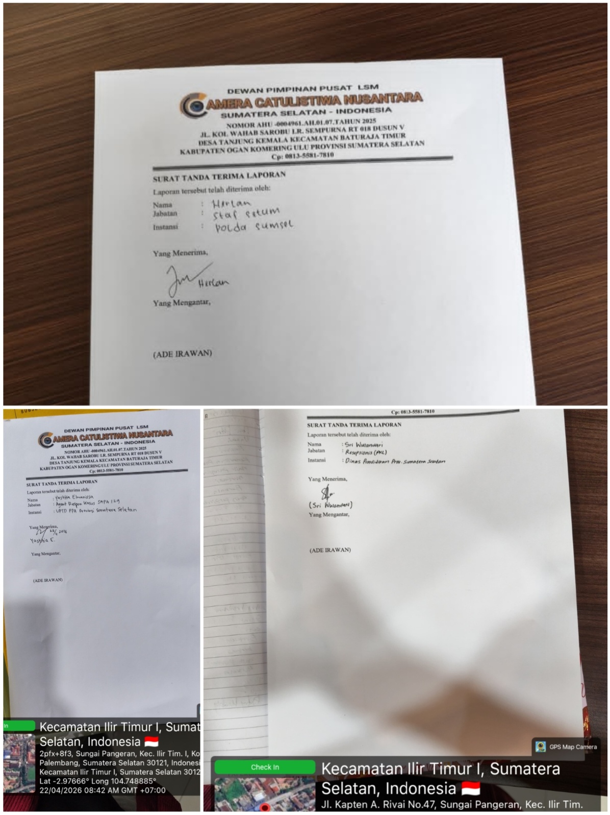 Diduga Didiskriminasi, Orang Tua Siswa SMAN 1 Simpang OKU Selatan Didampingi LSM Laporkan Pihak Sekolah ke Polda Sumsel ,Diknas Provinsi Sumsel hingga KPAI
